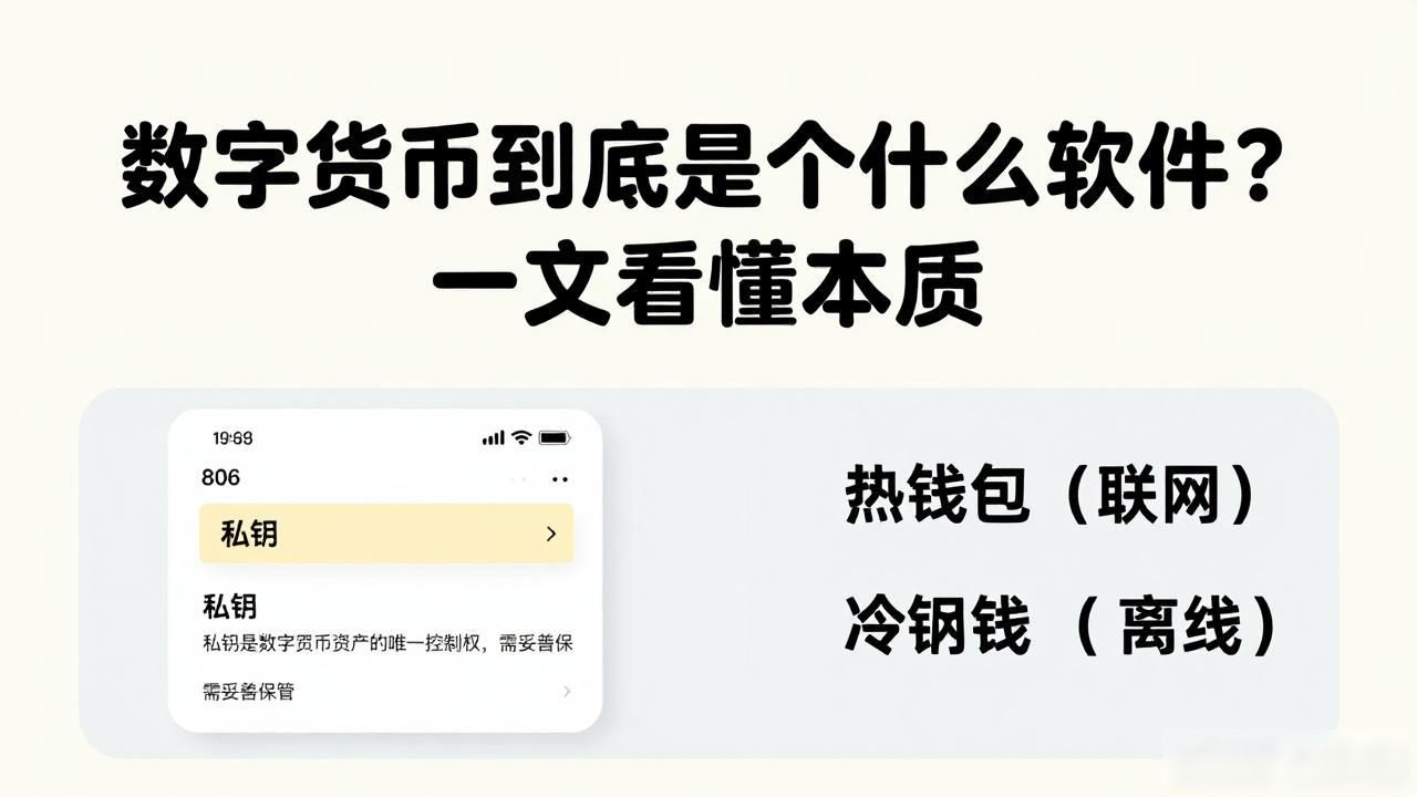 数字货币到底是个什么软件?一文看懂本质