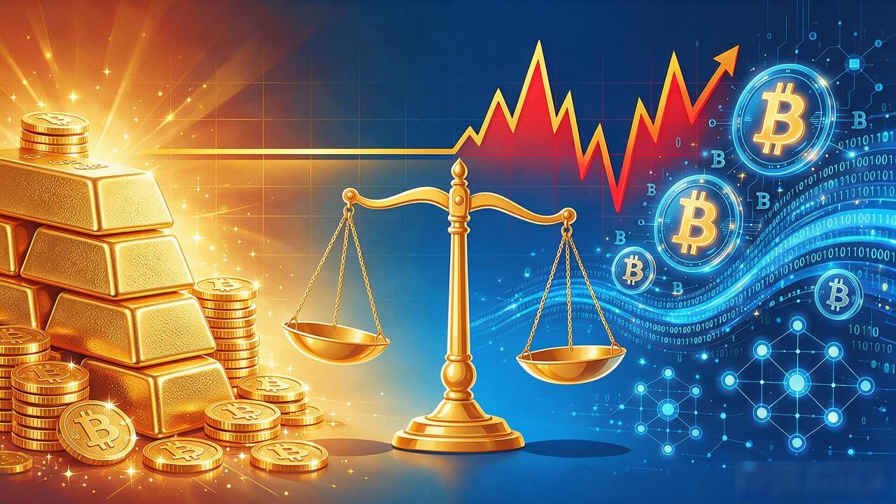 黄金和数字货币对比：一个是硬通货一个是代码，钱往哪放