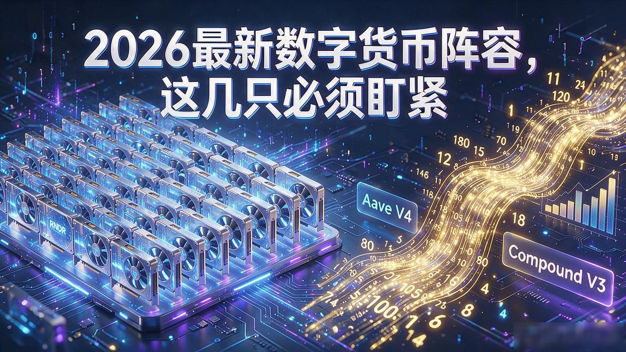 2026最新数字货币阵容，这几只必须盯紧