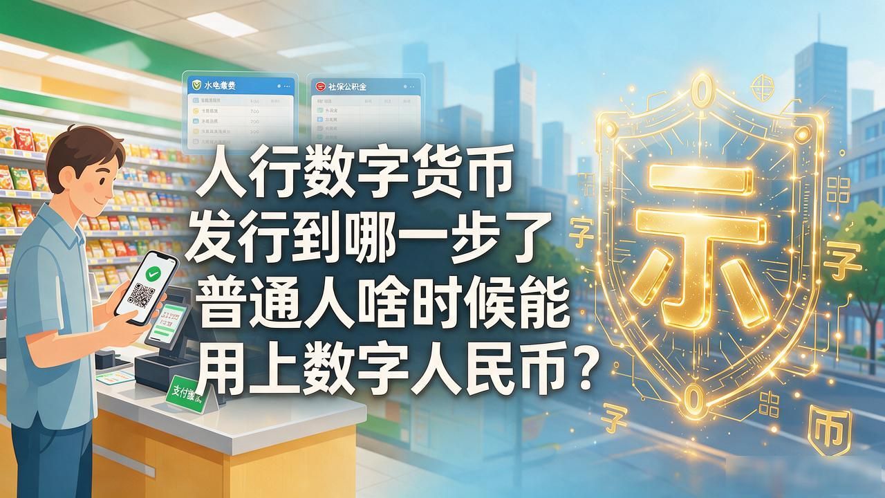 人行数字货币发行到哪一步了 普通人啥时候能用上数字人民币