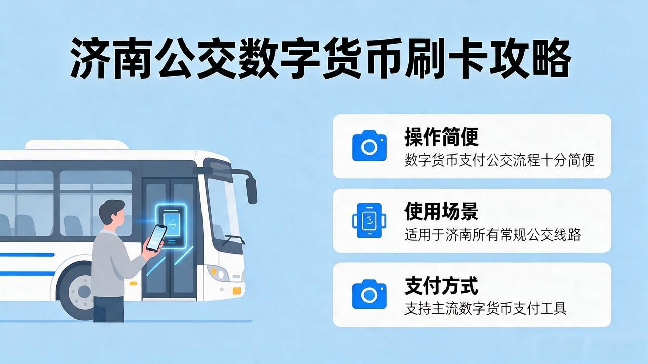 济南公交能用数字货币刷卡吗 详细使用攻略