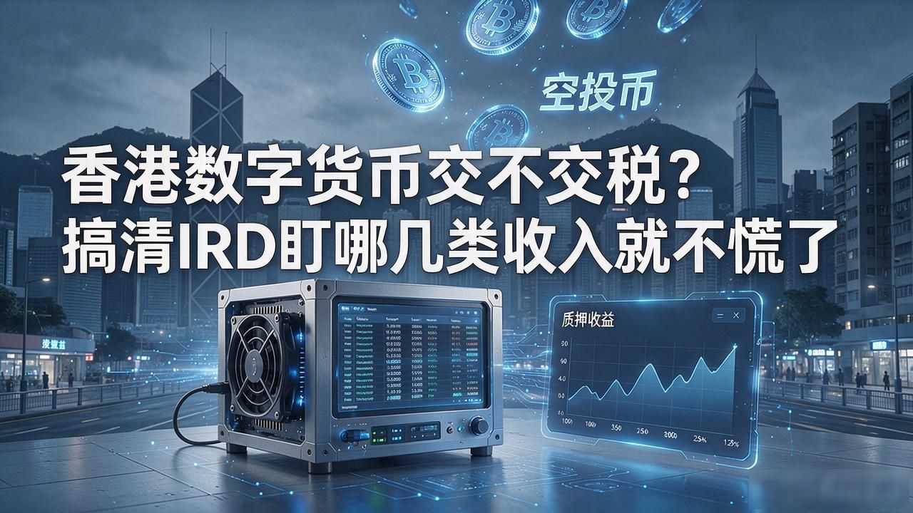 香港数字货币交不交税？搞清IRD盯哪几类收入就不慌了