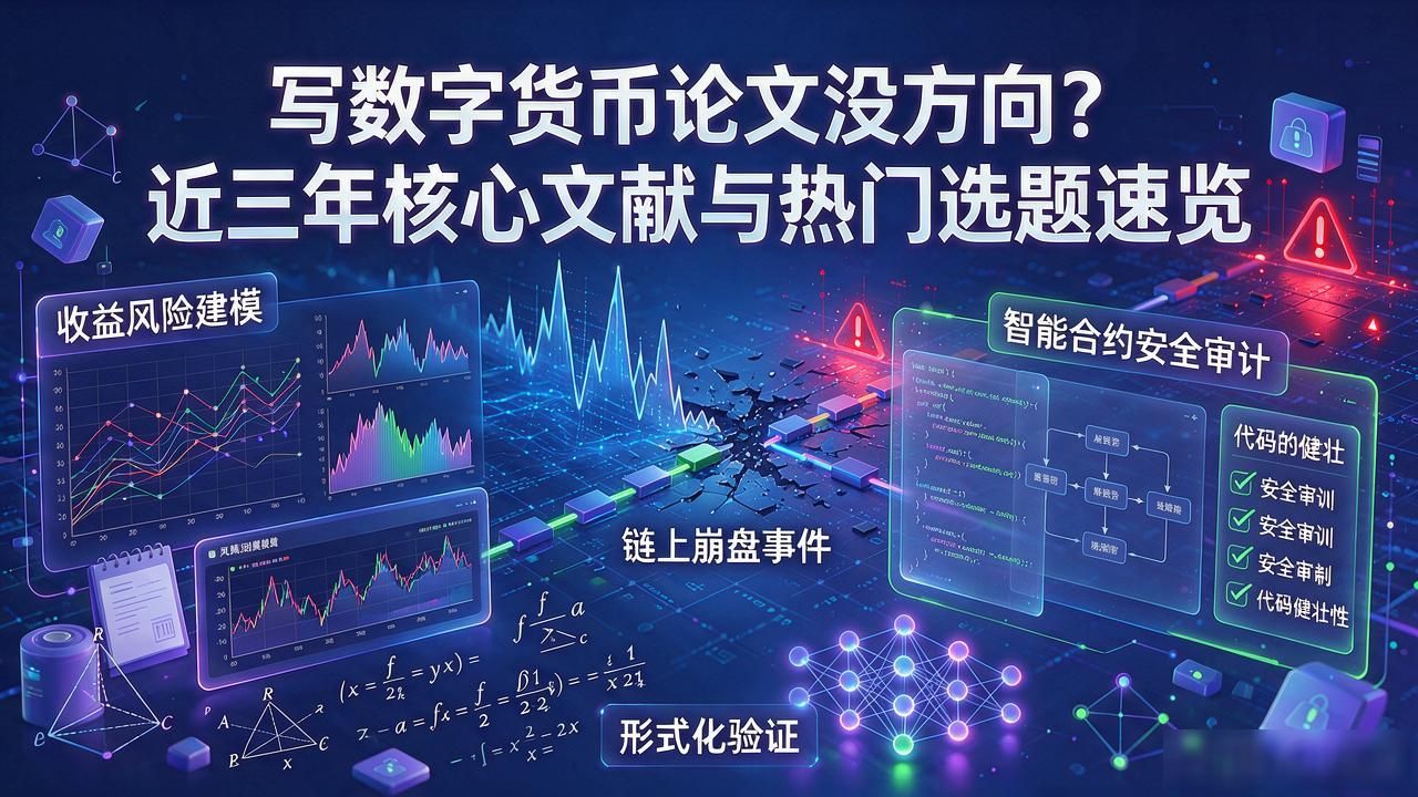 写数字货币论文没方向？近三年核心文献与热门选题速览
