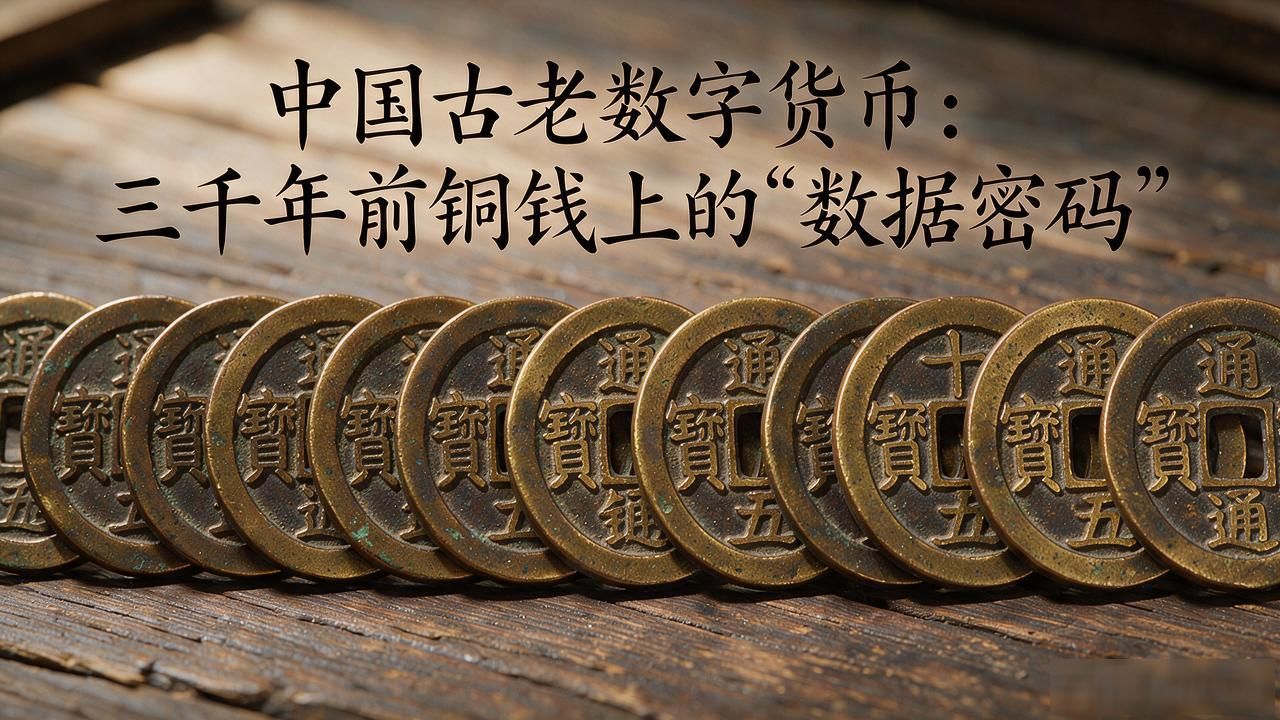 中国古老数字货币：三千年前铜钱上的"数据密码"你早认识了