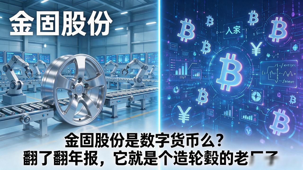 金固股份是数字货币么？翻了翻年报，它就是个造轮毂的老厂子