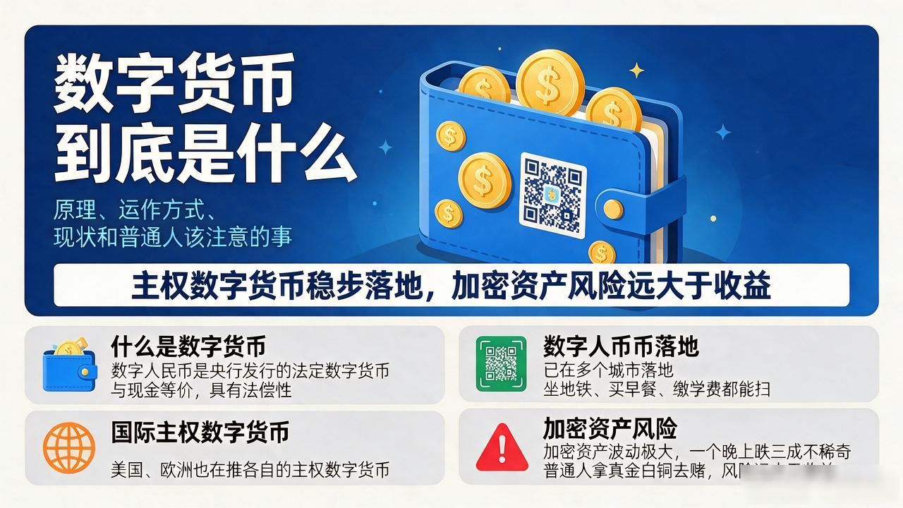 数字货币到底是什么：原理、运作方式、现状和普通人该注意的事