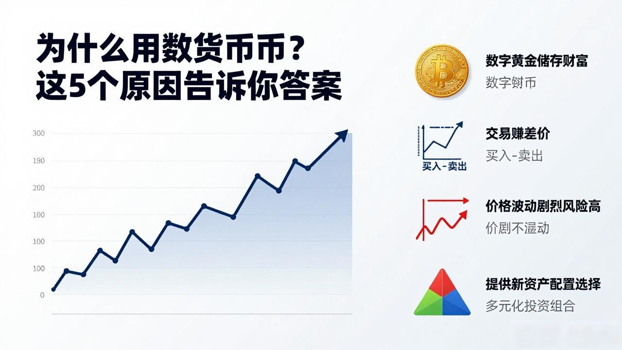 为什么用数字货币？这5个原因告诉你答案
