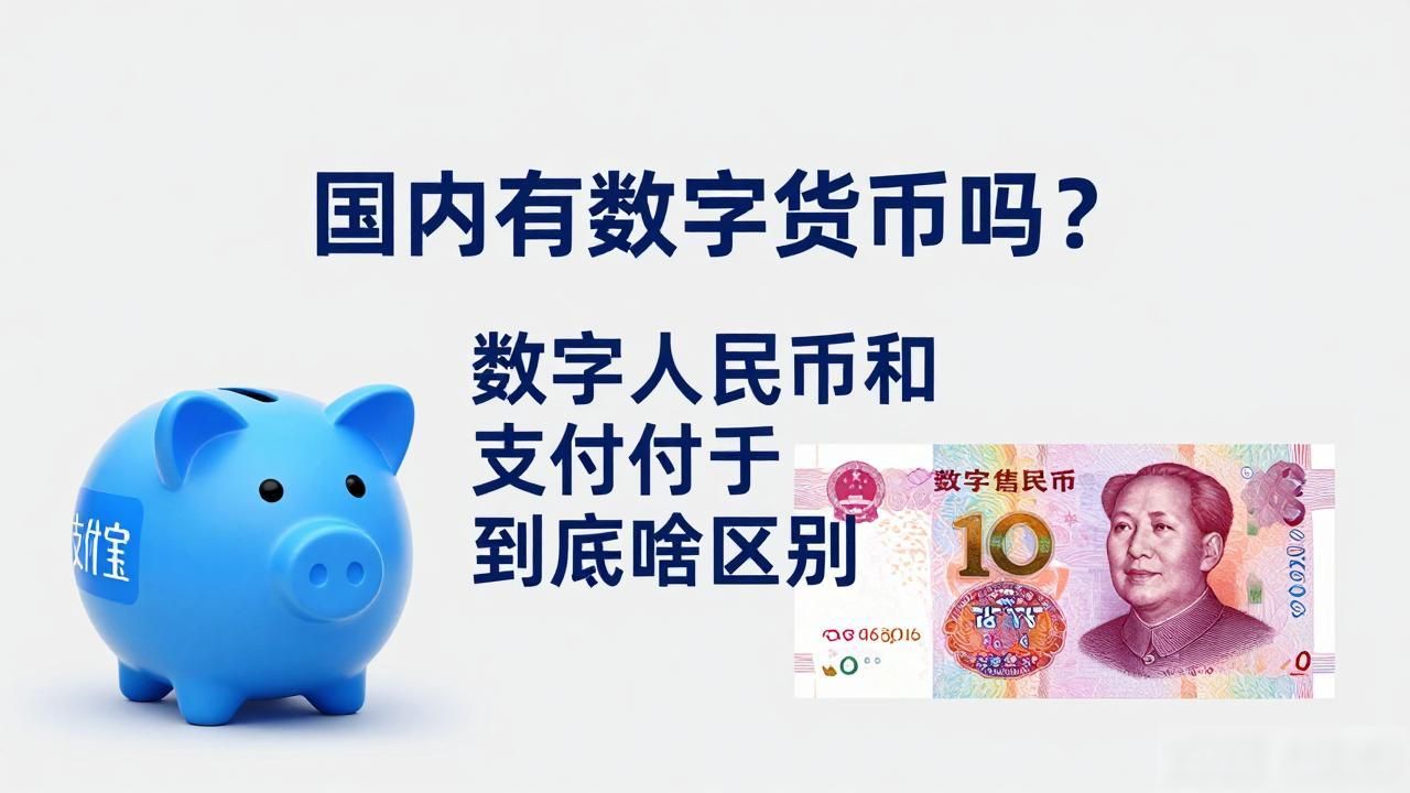 国内有数字货币吗？数字人民币和支付宝到底啥区别
