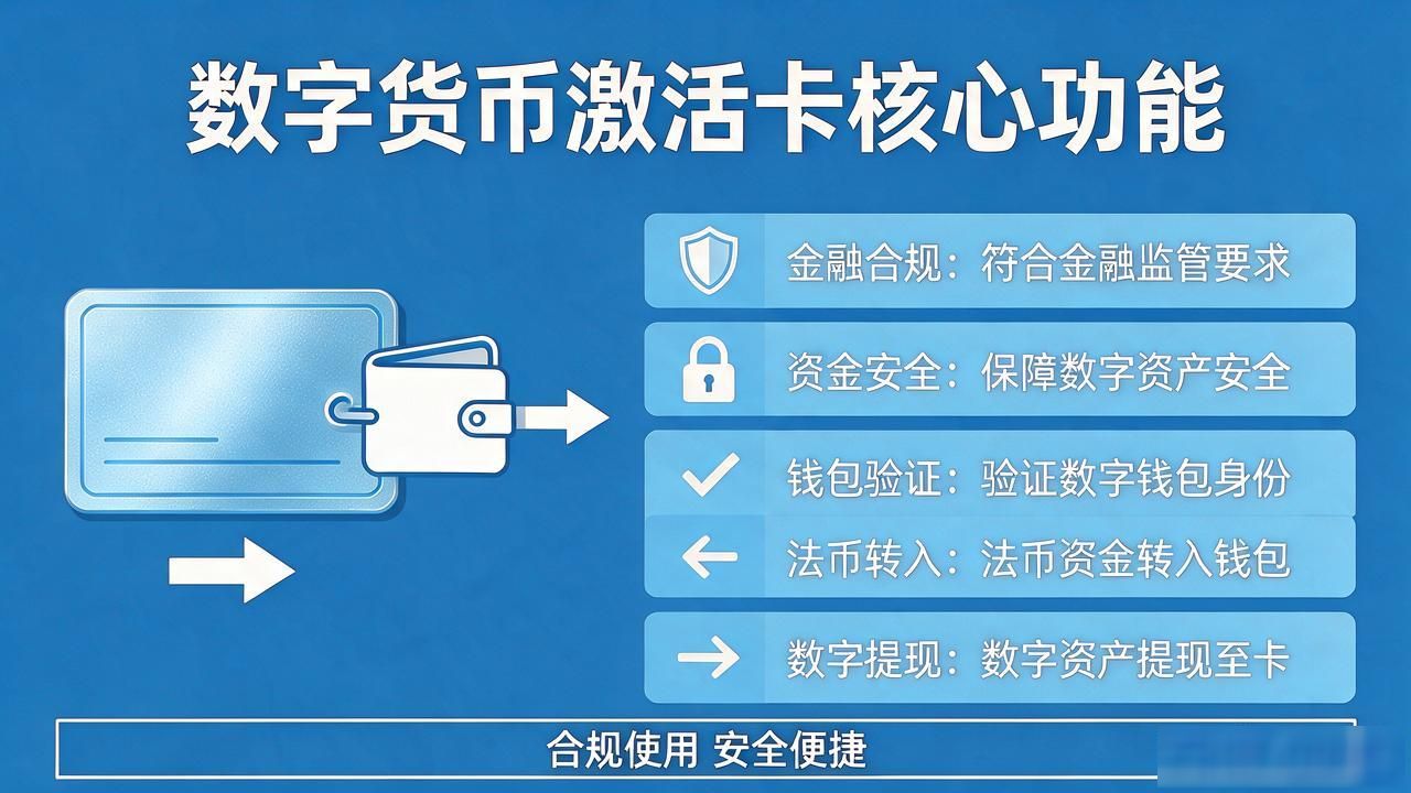 数字货币激活卡是什么？一文讲清用途和使用方法