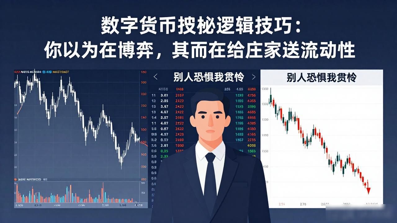 数字货币投机逻辑技巧：你以为在博弈，其实在给庄家送流动性