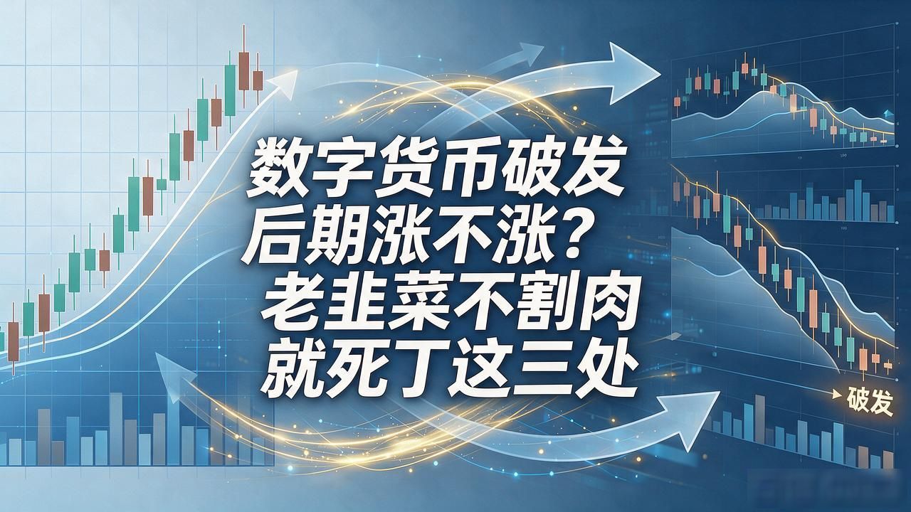 数字货币破发后期涨不涨？老韭菜不割肉就死盯这三处